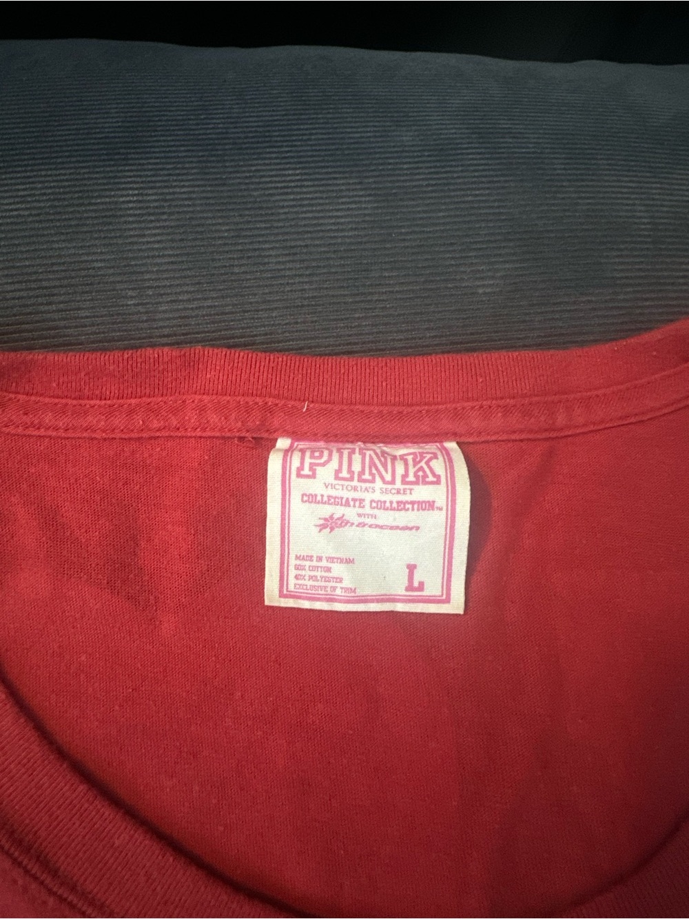 Washington State Cougars Girls' Red Logo Tee - Picture 2 of 3